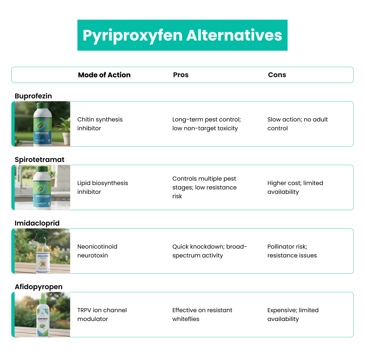 Pyriproxyfen Alternatives